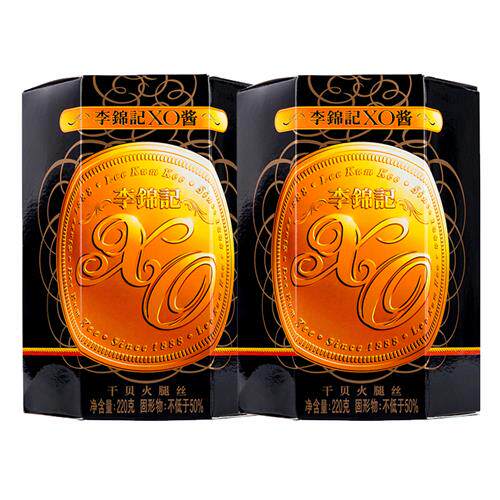 李锦记XO酱220g/瓶家用厨房调味干贝瑶柱酱海鲜酱拌饭拌面火锅料