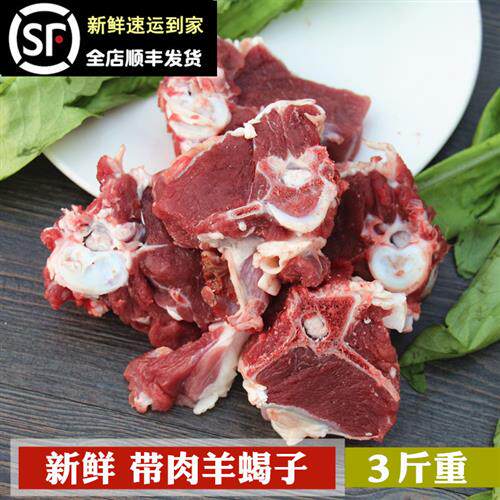 带肉羊蝎子3斤新鲜羊肉 散养山羊羊蝎子骨 羊脊骨羊骨头羊腿羊排