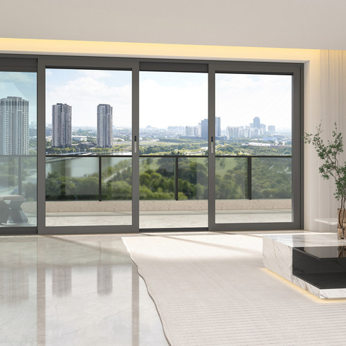 大平层阳台重型推拉纱门