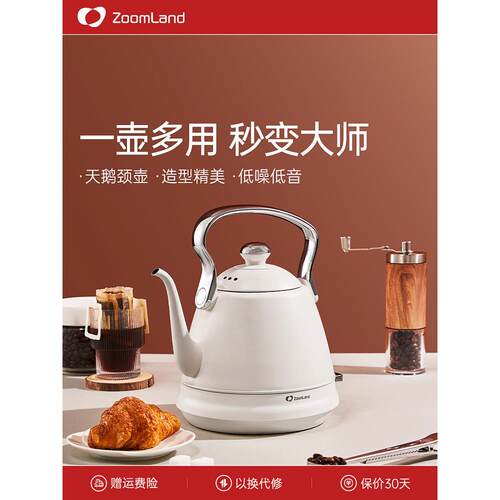 美国卓朗电热水壶家用手冲壶泡茶专用挂耳咖啡壶覆古功夫茶烧水壶