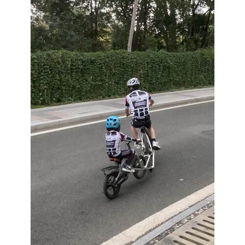 炼接婴儿儿童的拖车半拖车自行车家庭自行车邻居婴儿儿童的自行车