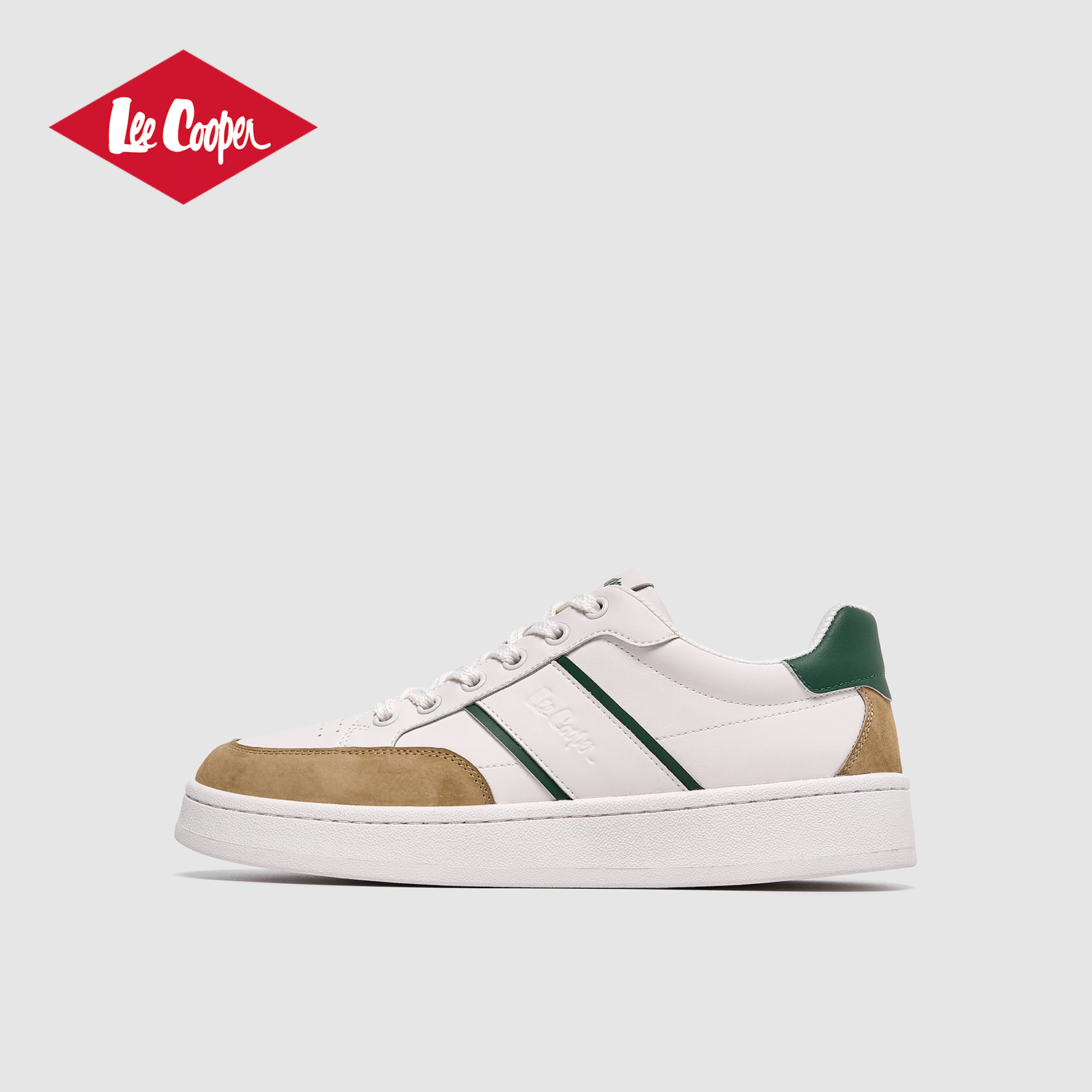Lee Cooper复古板鞋2025秋季新款男款休闲鞋拼色男鞋轻便低帮耐磨
