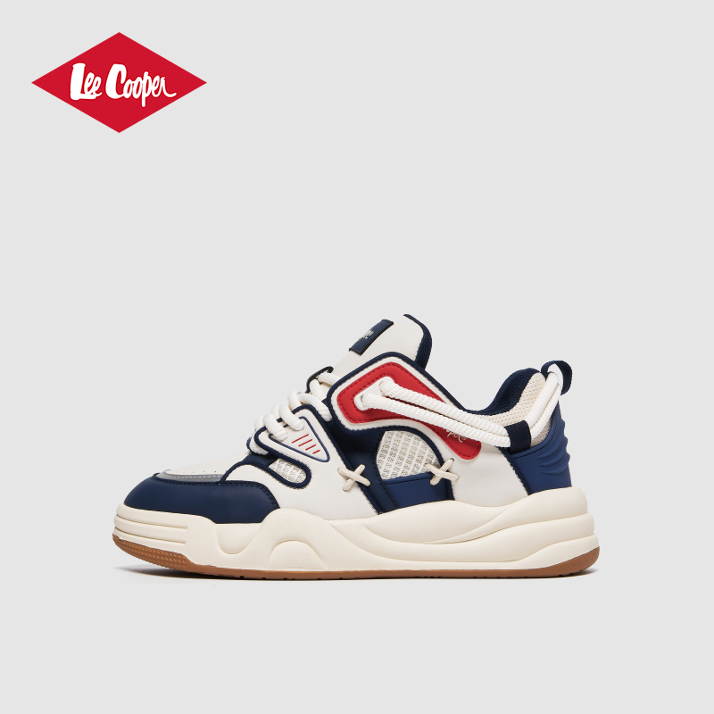 Lee Cooper潮流板鞋男款2025新款秋季软底增高时尚耐磨防滑休闲鞋