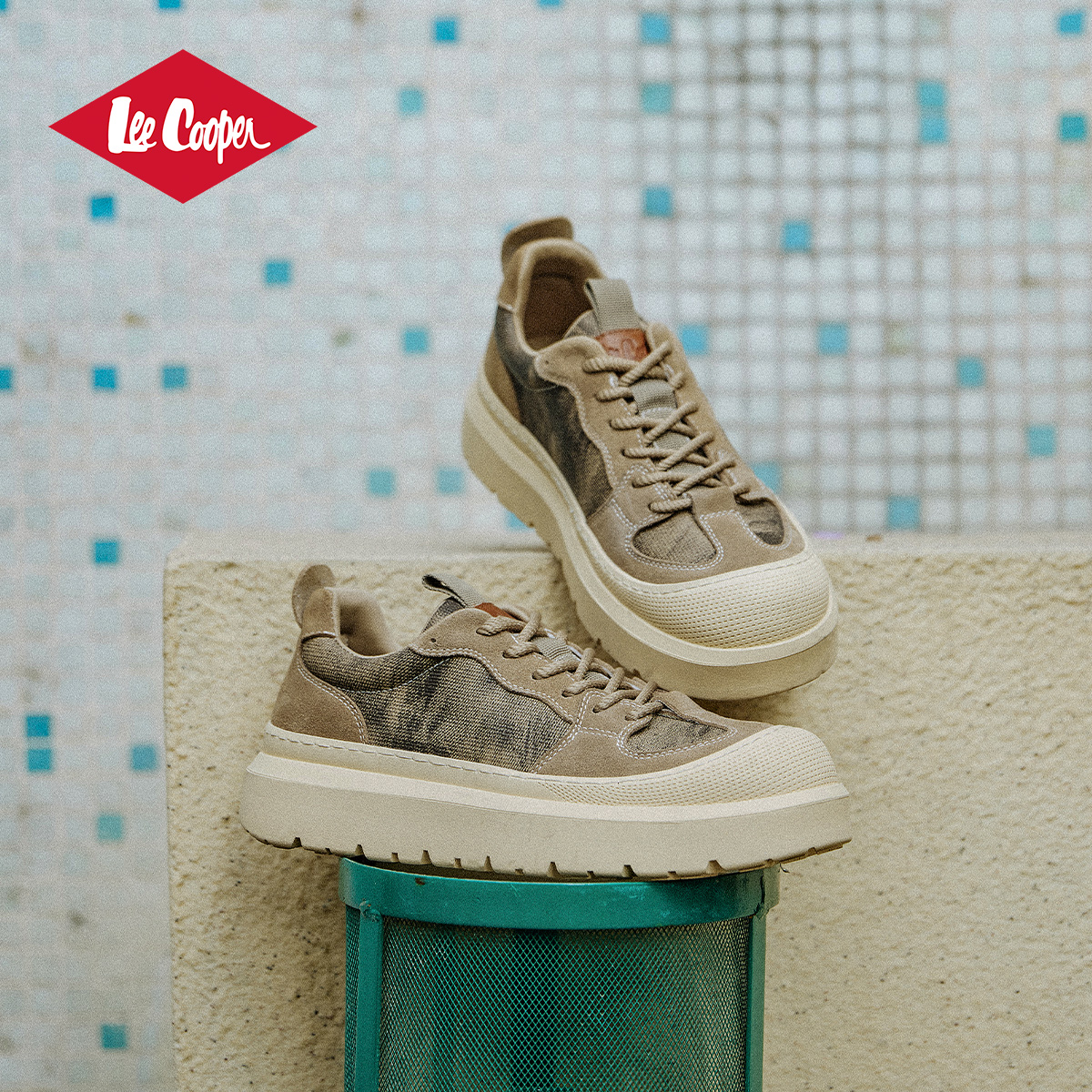 Lee Cooper时尚休闲鞋男款2025新款秋季增高百搭潮鞋软底低帮板鞋