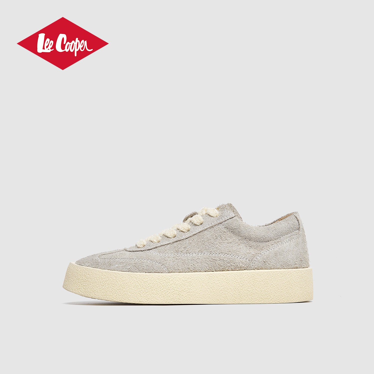 Lee Cooper百搭休闲板鞋男鞋2025新款秋季真皮耐磨低帮复古德训鞋