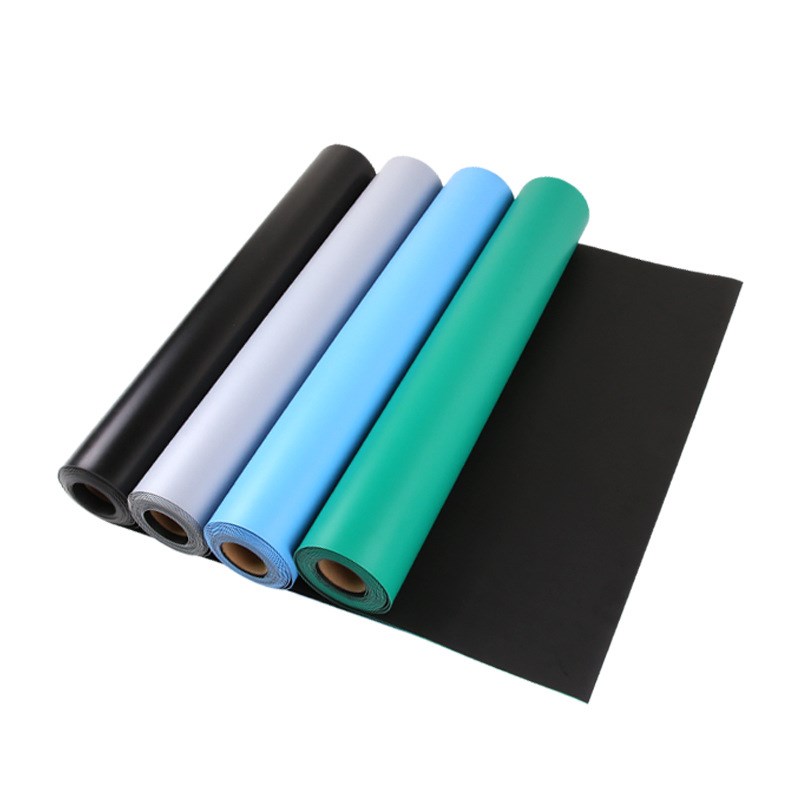 环保防静电台垫ROHS2.0防静电胶皮2mm绿色无异味桌垫实验室台垫