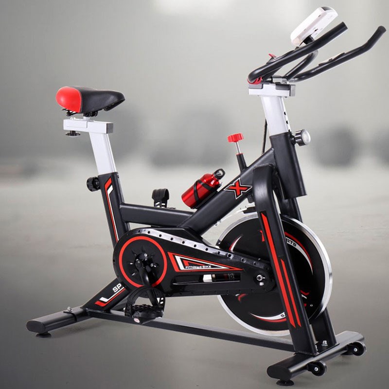 709英文豪华款动感单车超静音健身车室内脚踏车运动健身器材家用