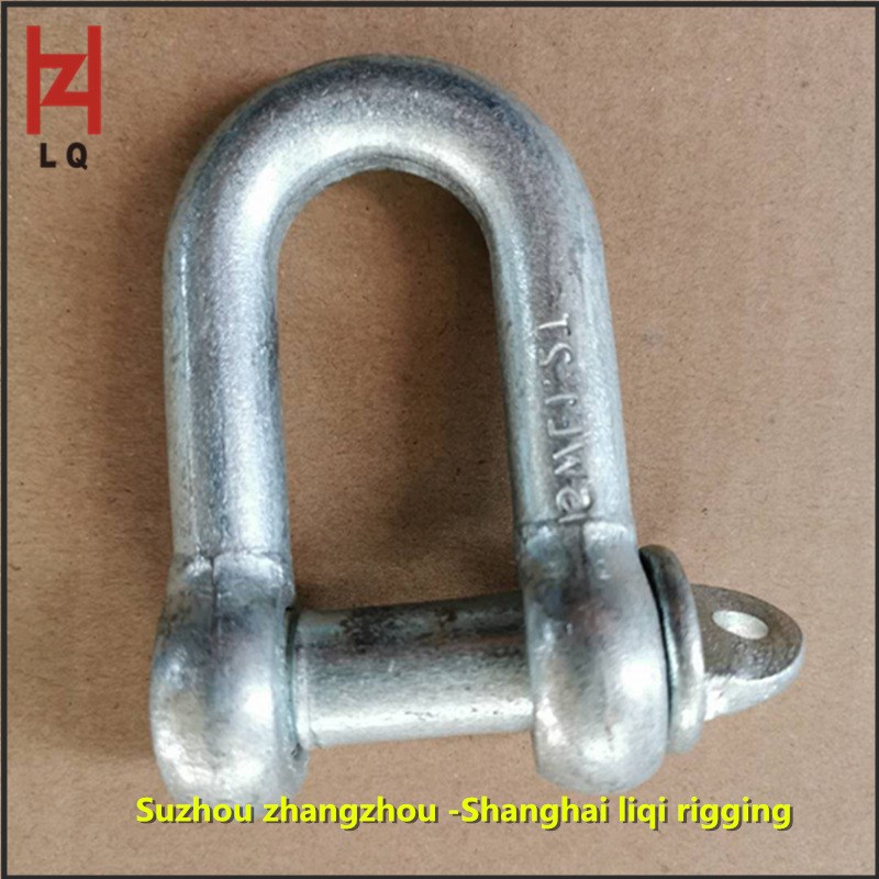 现货供应3.3T国标起重卸扣  D型卸扣 U型卸扣 起重卡扣 厂家