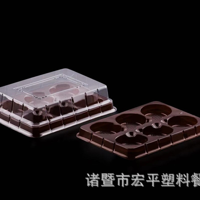 西点包装盒雪梅娘包装 乳酪盒 瑞士卷盒 寿司盒 芝士盒透明吸塑盒