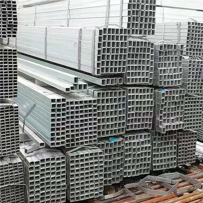 无锡厂家现货批发80*80热镀锌方管镀锌带矩形管q235b方管
