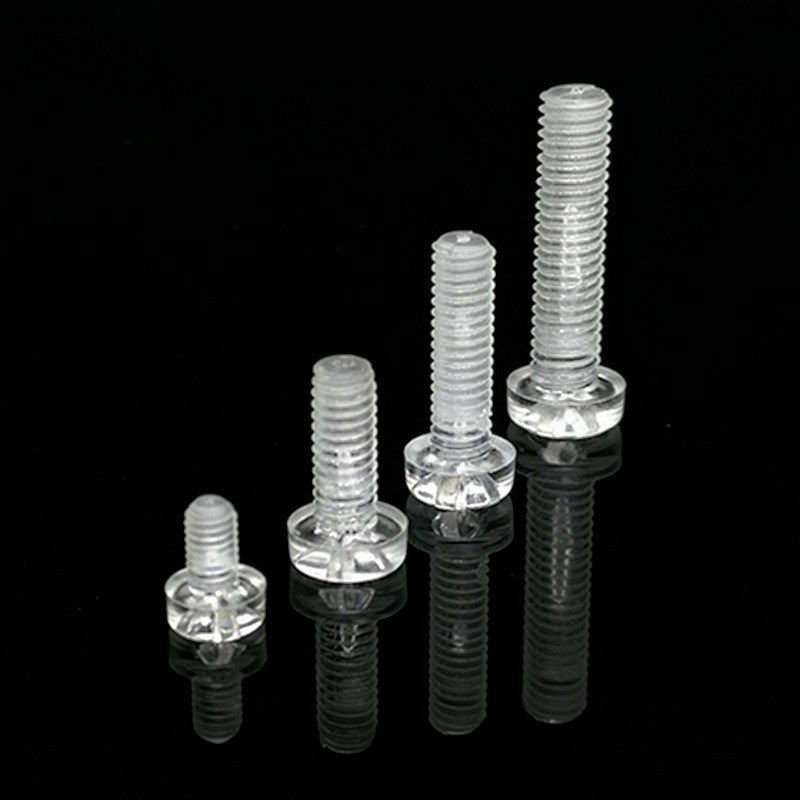 塑料螺丝螺母内一字十字带头沉头PC料螺丝机米绝缘螺钉1000个一包