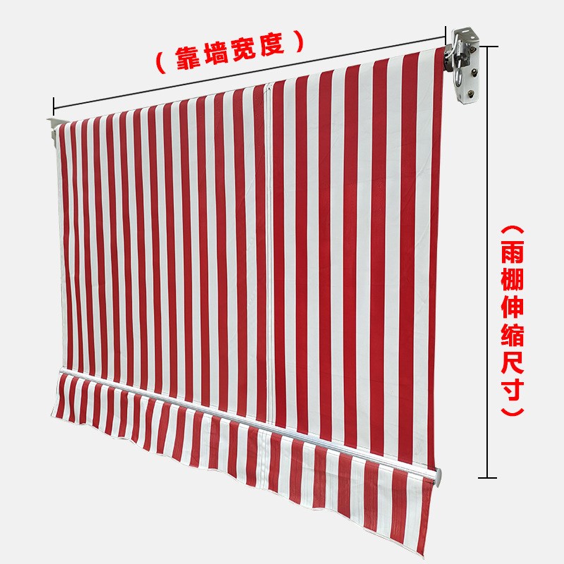 门店垂直遮阳布店铺门头商铺庭院挡雨卷帘电动篷布伸缩棚吊帘收缩
