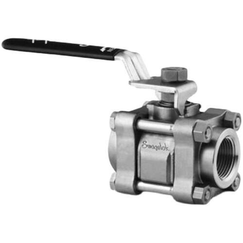 SS-65TF16 世伟洛克Swagelok蒸汽不锈钢三片式内螺纹球阀1 in.NPT