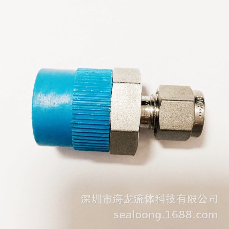 SS-400-1-8  Swagelok316不锈钢卡套直通螺纹接头