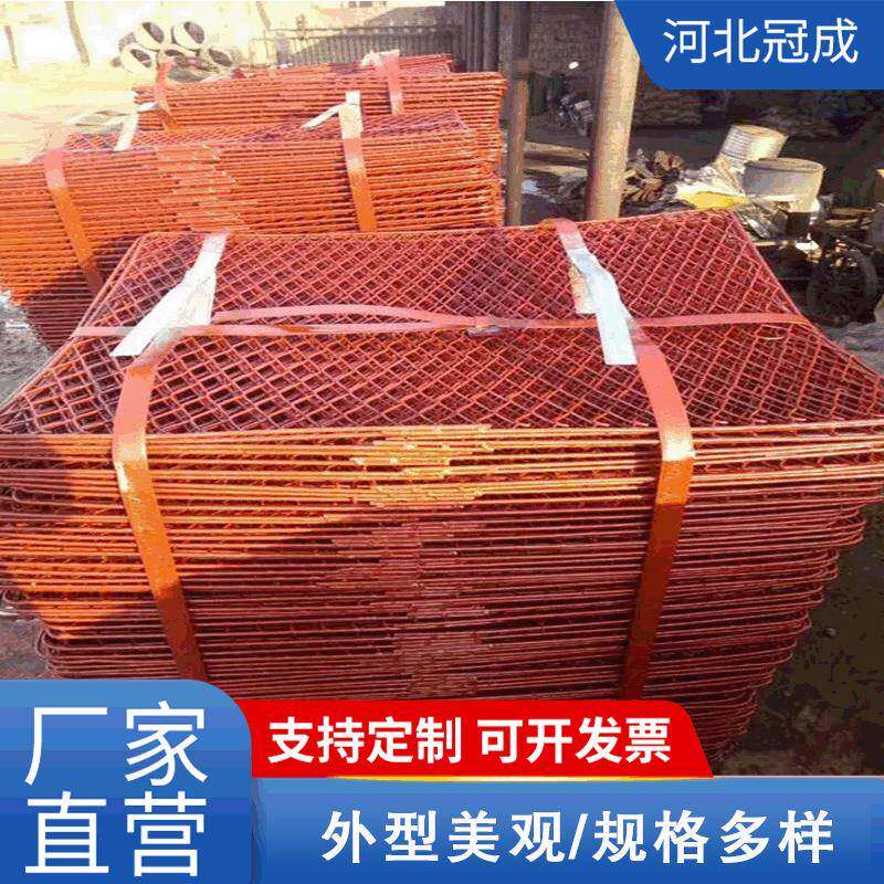 镀锌不锈钢网片公路异形钢板网铁路菱形钢笆网桥梁护栏围栏网