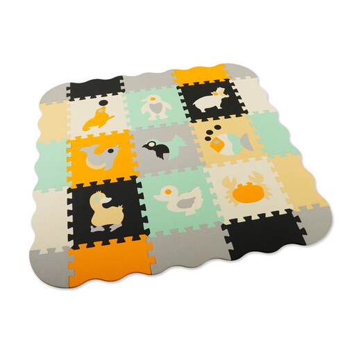儿童爬行垫拼接地垫家用EVA泡沫地垫爬爬垫游戏围栏30*30*1cm