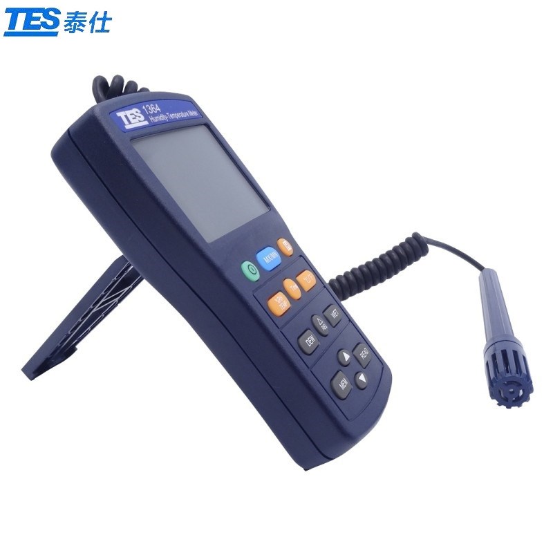 台湾泰仕TES1364/1365数字温湿度计温湿度记录器温度湿度测试仪