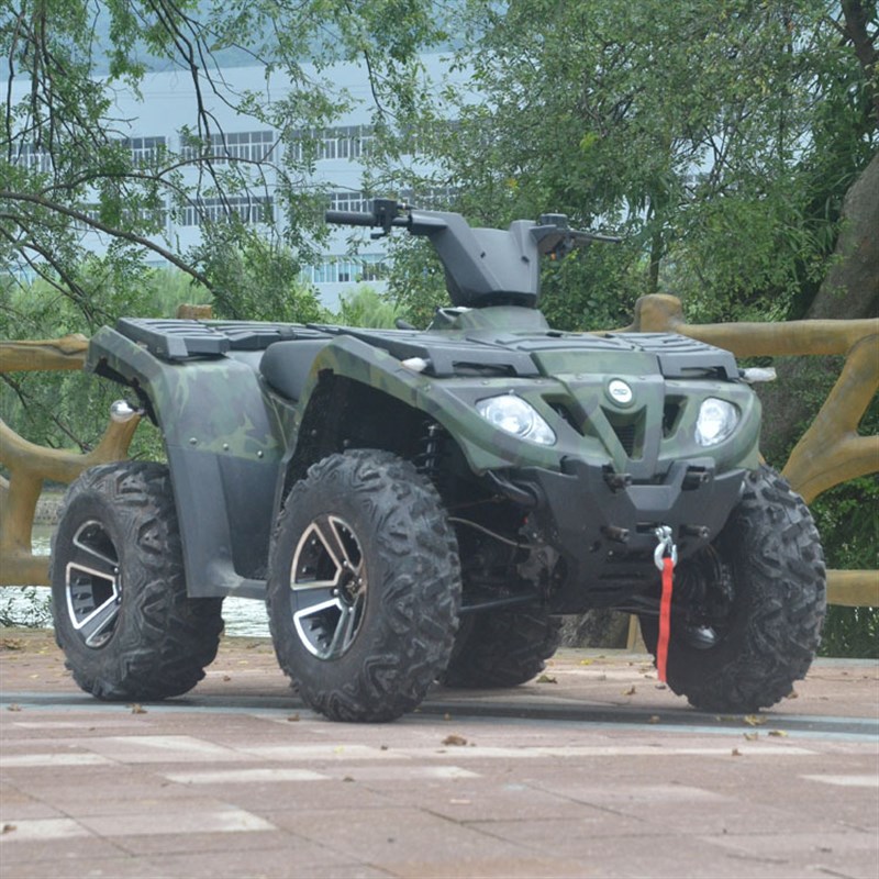 户外娱乐爬坡四轮越野车景区出租减震摩托车双人电动卡丁车