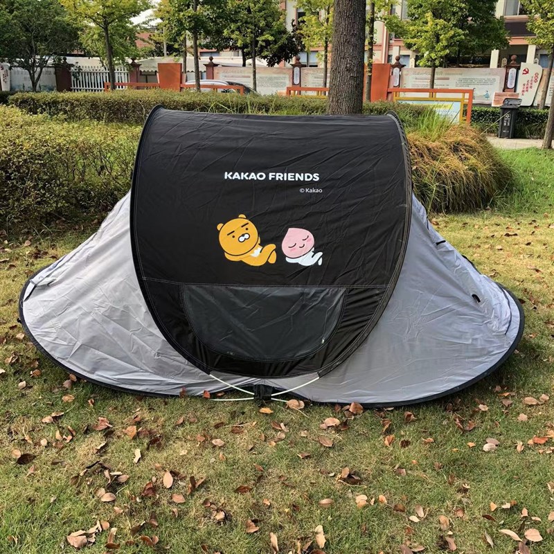 船型抛帐户外3-4人免搭建自动速开船帐大空间多功能沙滩帐篷