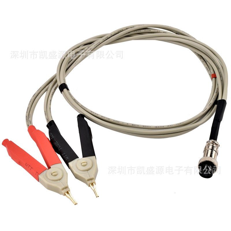 直流低电阻测试夹数字电桥夹贴片测试线香蕉插头电容绝缘表笔夹具