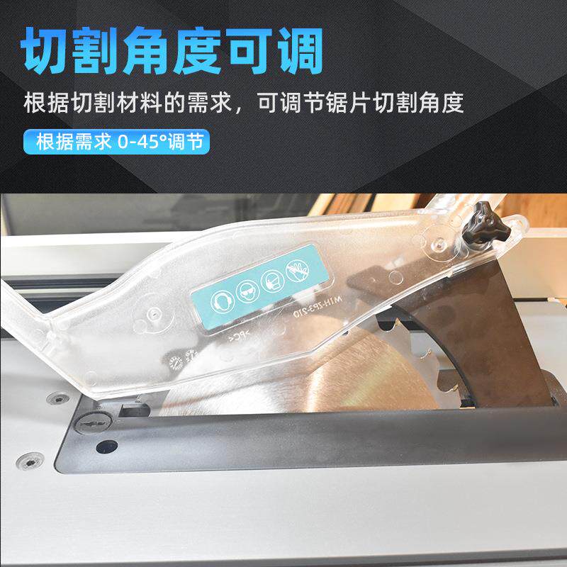 台锯木工专用小家用切割机携多功寸能便8管架905斜切锯角型度可调
