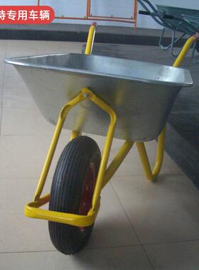 381WB640H地家用垃圾手车铁斗建筑工独轮4手推车推土工作业手推车