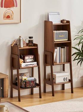 3YV5家用书小厅架物架置落地书柜简约客靠墙储物柜电视边柜ZT-HKL