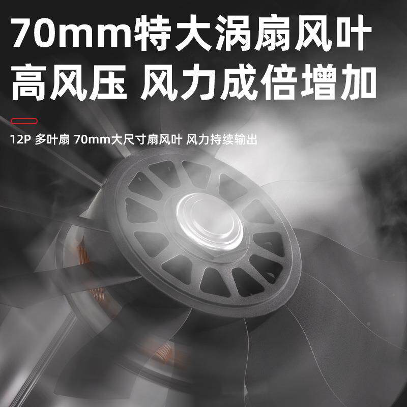 扇暴无605刷涵道力风洗车除尘除雪大功率涡轮水机锂电暴吹风机