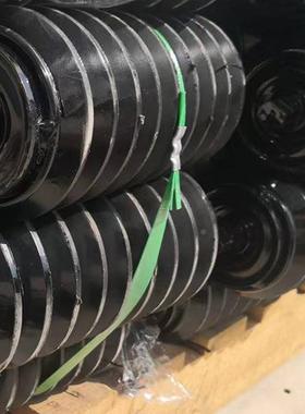 弧送机输托辊缓冲托辊形51622胶圈辊弧形胶圈缓冲托辊辊