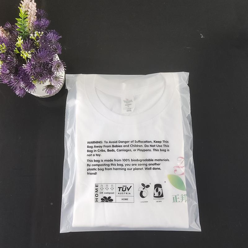 磨半GHF透袋明PLA袋子现货生可降解饰品服装包砂装全物降解自粘袋
