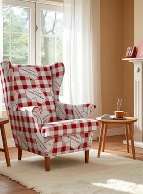 205新款四季弹Q力单人全包2沙发红色防尘罩日庆祝老虎椅QRJ椅子套