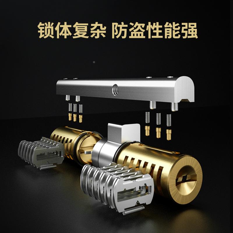 十活动十二生肖金肖属防盗门锁芯二生入户门锁芯室内大门锁铁C门