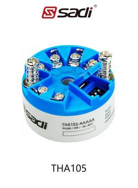 THA105拨码开关智温度变送能HIY器P/t100/一体化/4-20mA出输源头