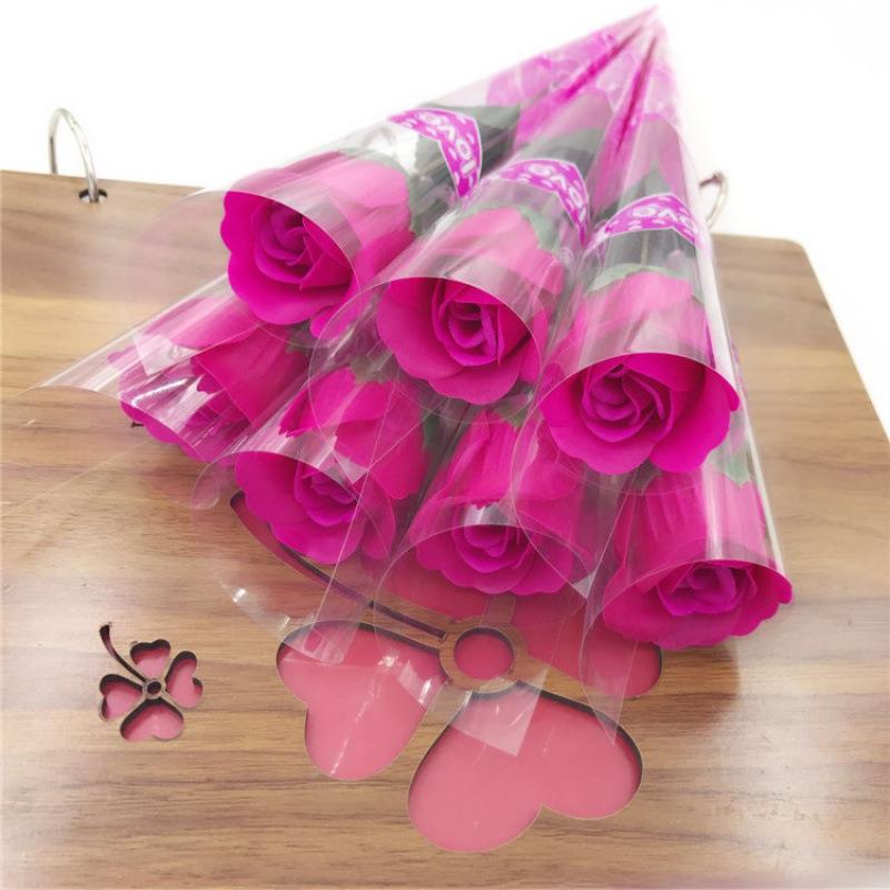 单支香皂BjmSepzc肥馨皂玫瑰花康乃教师七人夕情节活动庆店小品