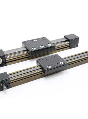 45/60同步带滑台模组皮带线性滑轨步进伺服往Q复龙门数控直线导轨