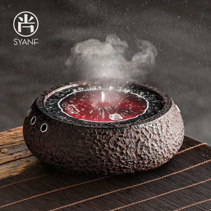 黑晶炉家用煮茶新款智能高端老岩泥E烧水专用中式小型煮茶器煮茶