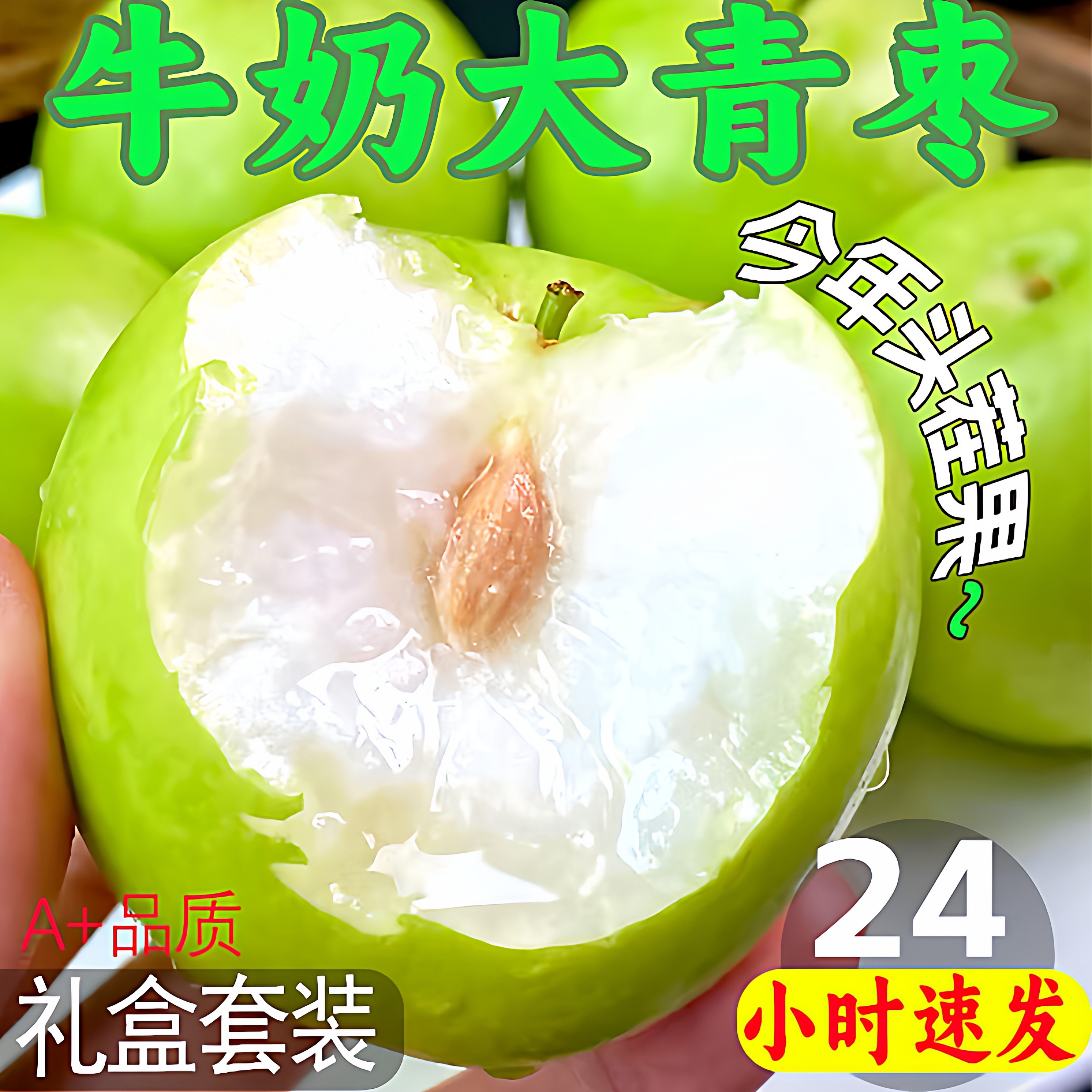 福建牛奶大青枣新鲜枣子当季水果现摘脆甜苹果枣奶油蜜枣冬枣包邮,水产肉类/新鲜蔬果/熟食,枣,淘宝优惠券,粉丝福利购,淘宝优惠卷