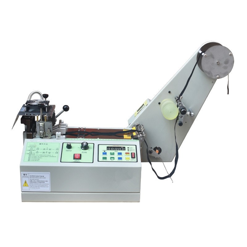 左隆机械松紧带热切机 全自动电脑冷热切带机 切带长度的准确