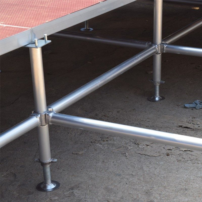 铝合金舞台厂家供应卡扣插片活动舞台大型户外升降拼装舞台桁架