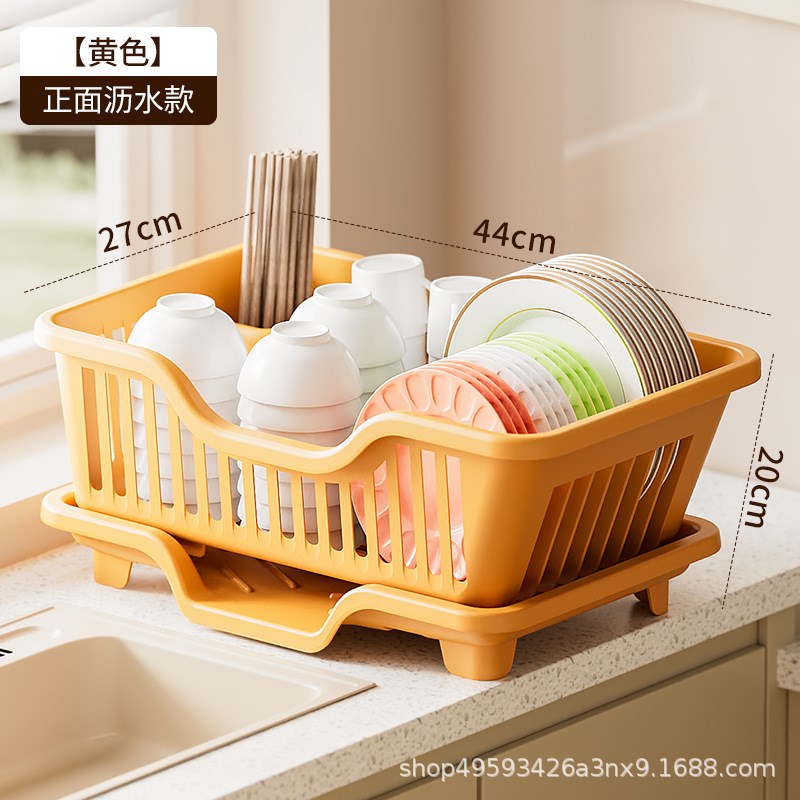厂家家用厨房可分离收纳置物架碗筷收纳盒碗碟餐具沥水架碗架