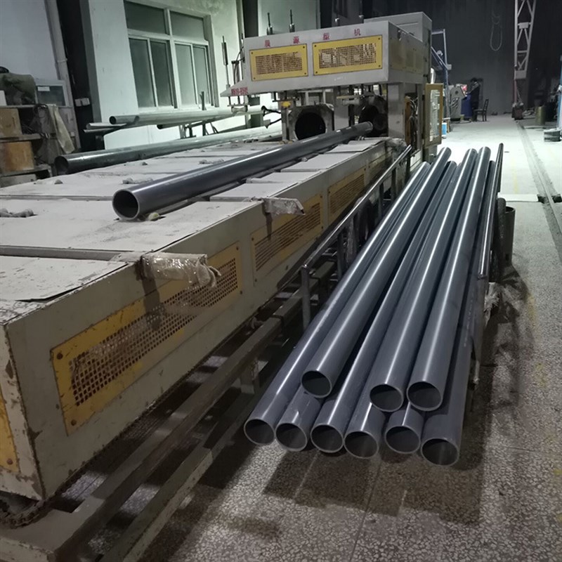 PVC工业管 75x3.6mm PN10PVC管 厂家供应 深灰工业管配件