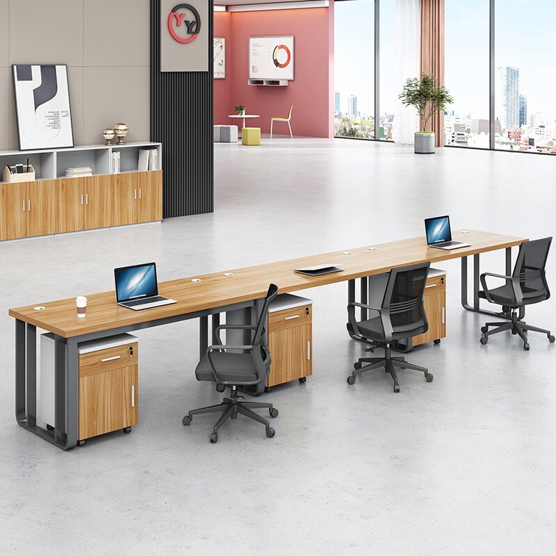 办公桌椅组合办公室屏风工位现代简约办公家具双人四人位上海