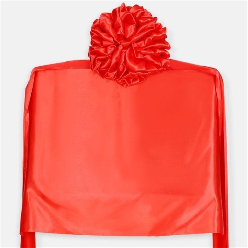 揭幕红绸布招牌红布开业揭牌仪式牌匾装饰大花球架子布料道具