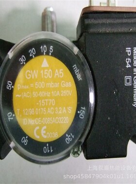 DUNGS冬斯气压开关GW3A6 GW10A6 GW50A6 GW150A6 GW500A6压力开关