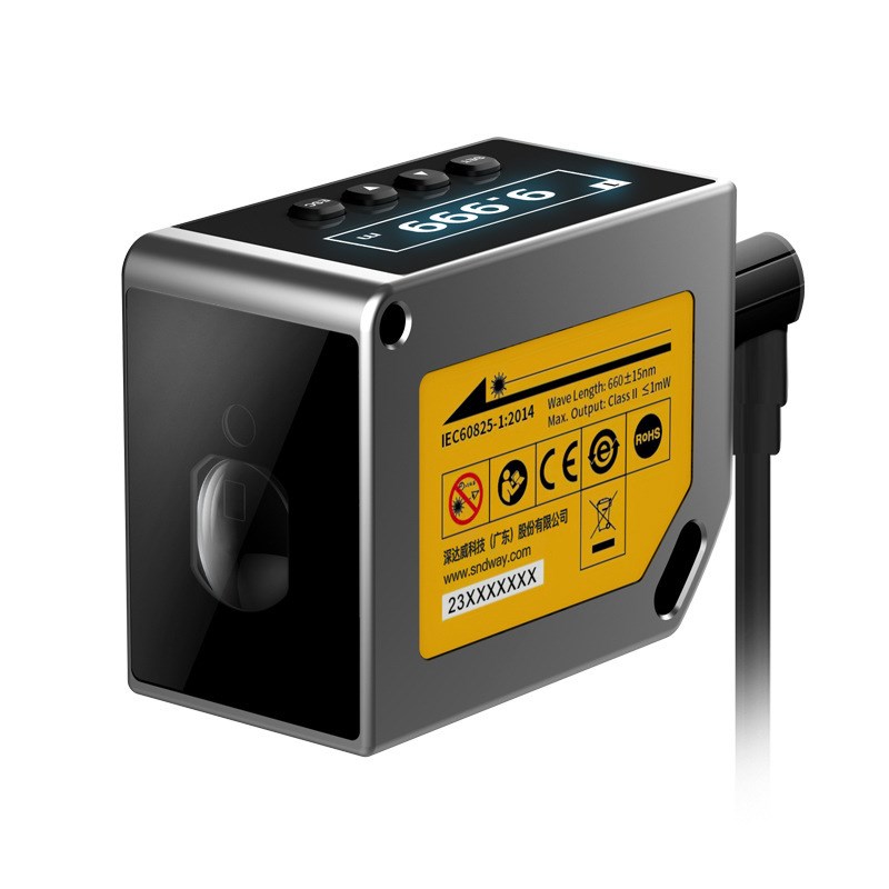 深达威测距传感器SW-LDS100DB 激光位移传感器测距模拟量485输出