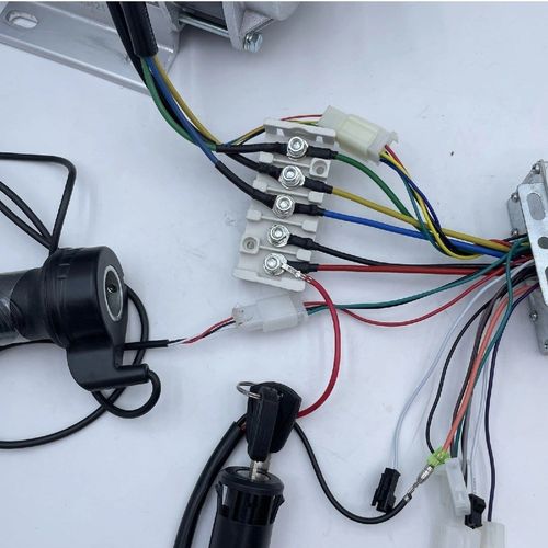 跨境人力三轮车改装电动助力套件无刷24V500W650W电机控制器