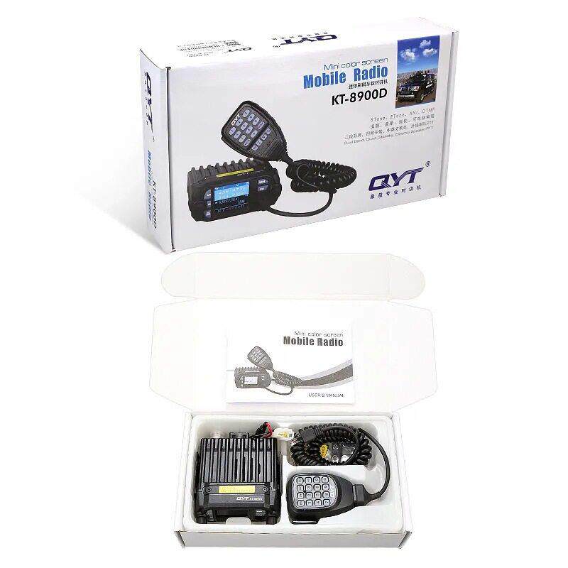 泉益通QYT-KT8900D双段车台UV车载台对讲机 25W迷你车载电台车台