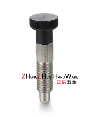 ZAQ66/ZAQ56不锈钢粗牙自锁分度销旋钮柱塞SMXYKS/SMXYAS6 8 10