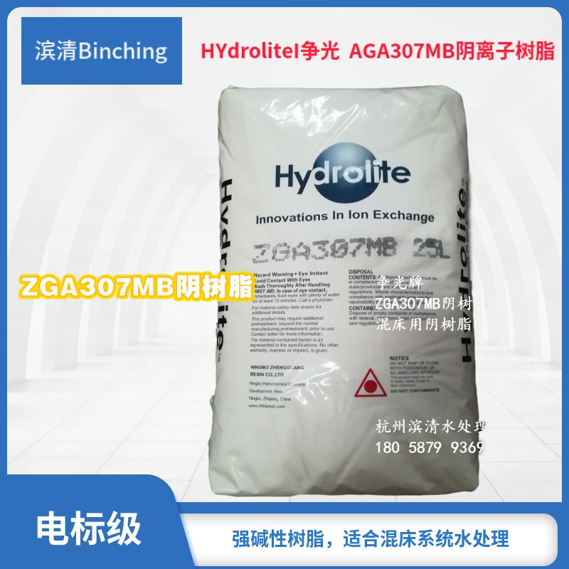 争光Hydrolite  ZGA307MB混床阴离子树脂 强碱性 超纯水混床树脂