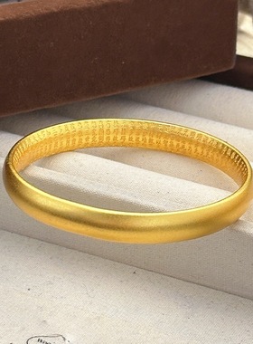 金店同款沙金传承古法心经手镯